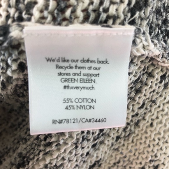 Eileen Fisher salt n pepper sweater S - Picture 5 of 8